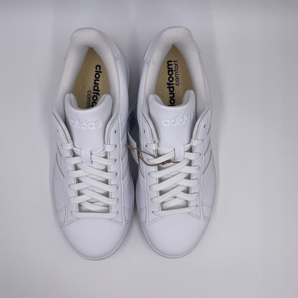 adidas Grand Court 2.0 White Women's Shoes - Picture 5 of 8